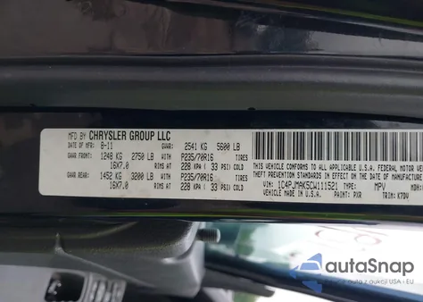 2012 Jeep Liberty Sport from USA, damaged, VIN 1C4PJMAK5CW111521